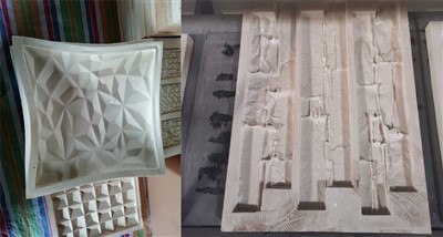 Concrete Precast Rubber Molds For Castle Stone