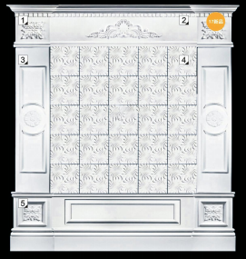 M-2 Indoor Decoration High Quality Fiberglass Ceiling Mold